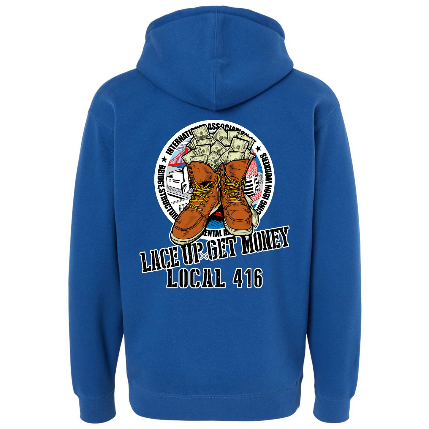 LACE UP PULLOVER HOODIE LOCAL 416