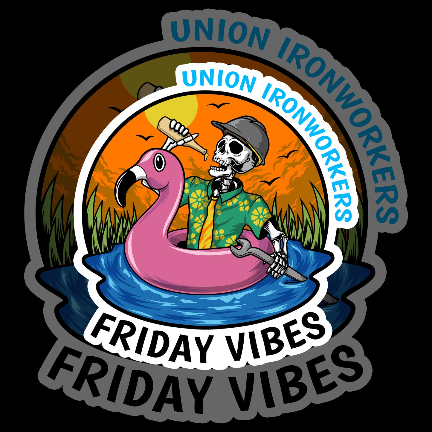 FRIDAY VIBES STICKER