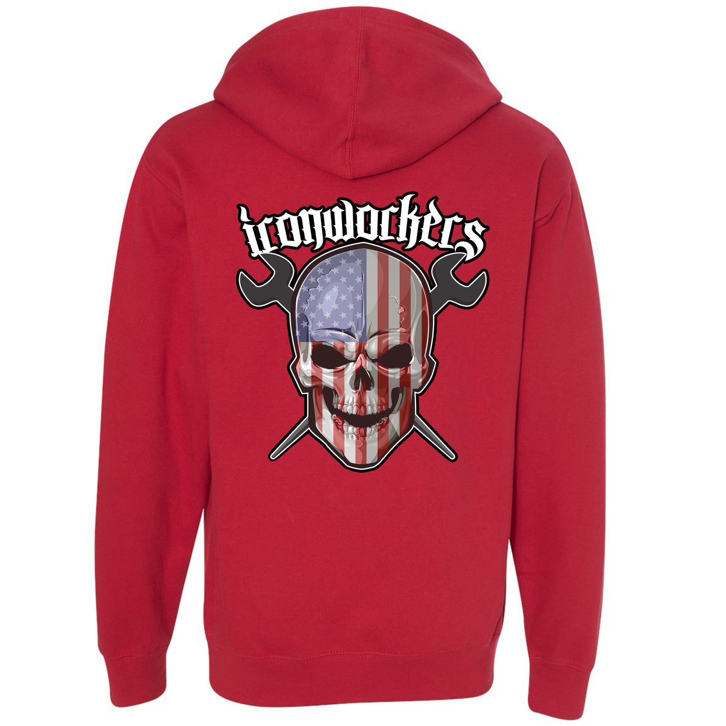 USA SKULL PULLOVER HOODIE