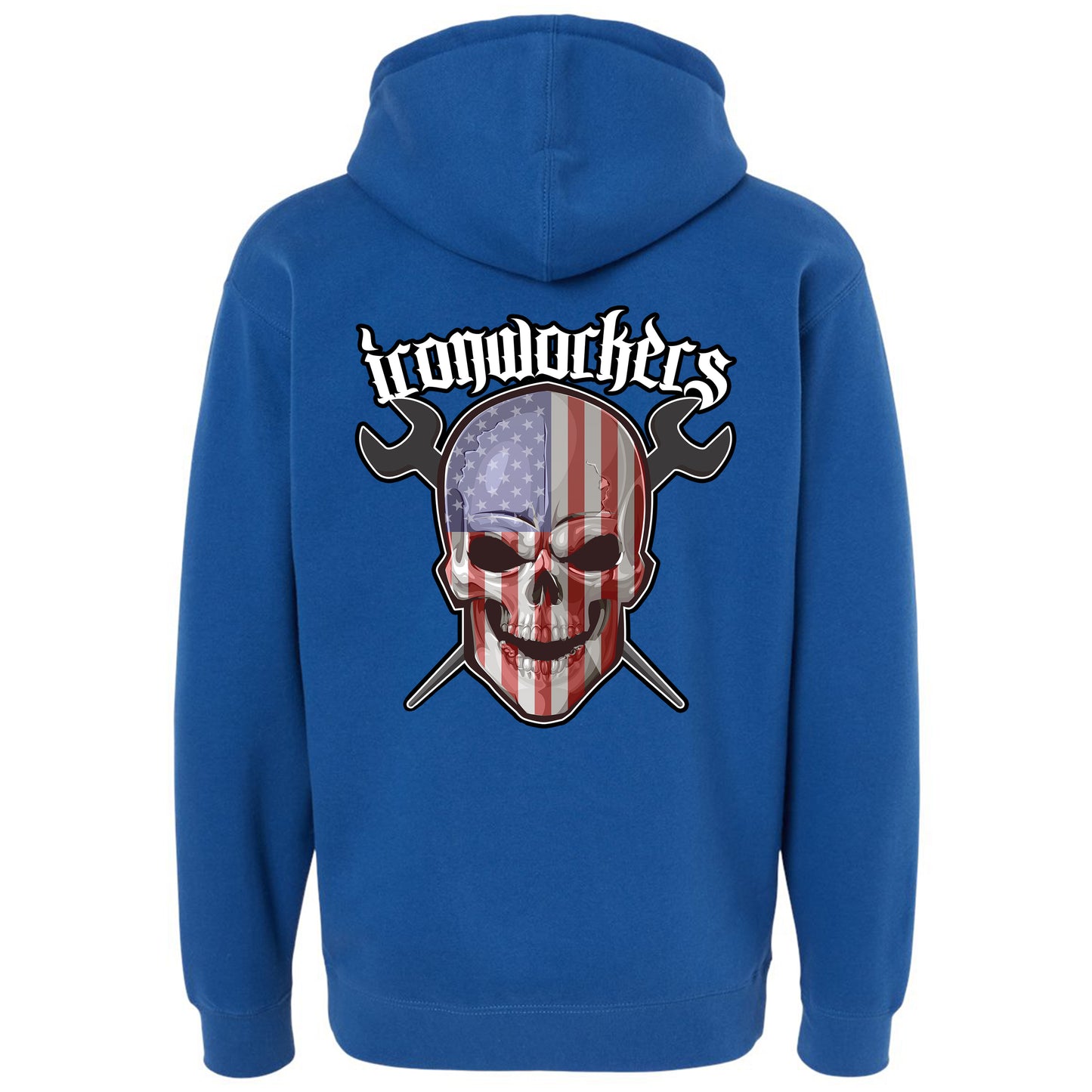 USA SKULL PULLOVER HOODIE