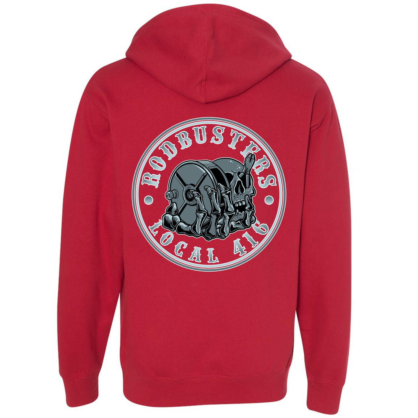 WIRE SKULL PULLOVER HOODIE LOCAL 416
